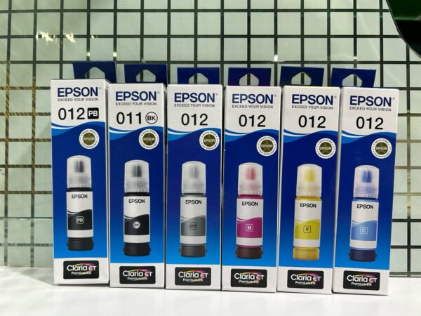 Epson 011/012 set of 6 bottle (PB/Bk/C/Y/M/Gr) - Image 2